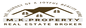 M. K. Property real Estate Dealer The journey of a joyful reality home. Logo -300 100